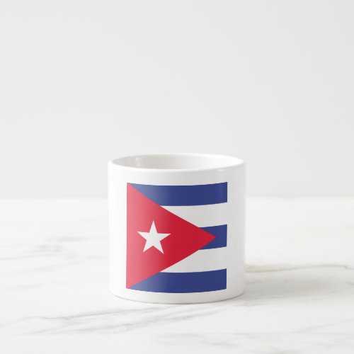 Cuba Flag Emblem Espresso Cup