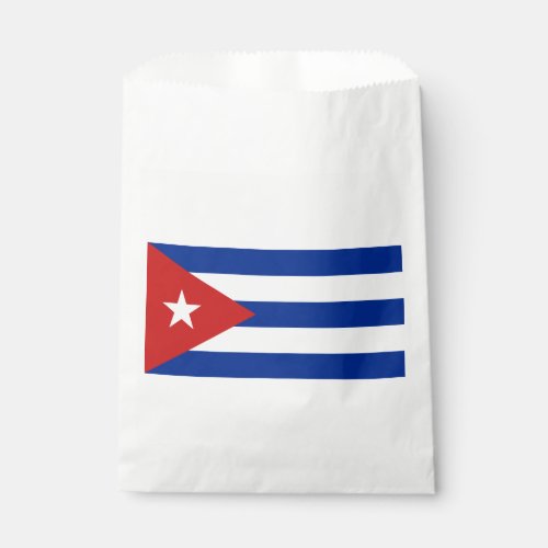 Cuba Flag Favor Bag