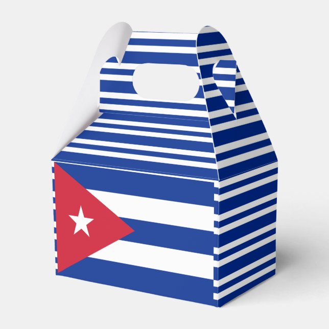 Cuba flag Favor Box (Front Side)