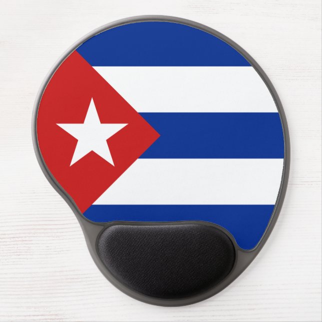 Cuba Flag Gel Mouse Pad (Front)