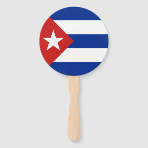 Cuba Flag Hand Fan