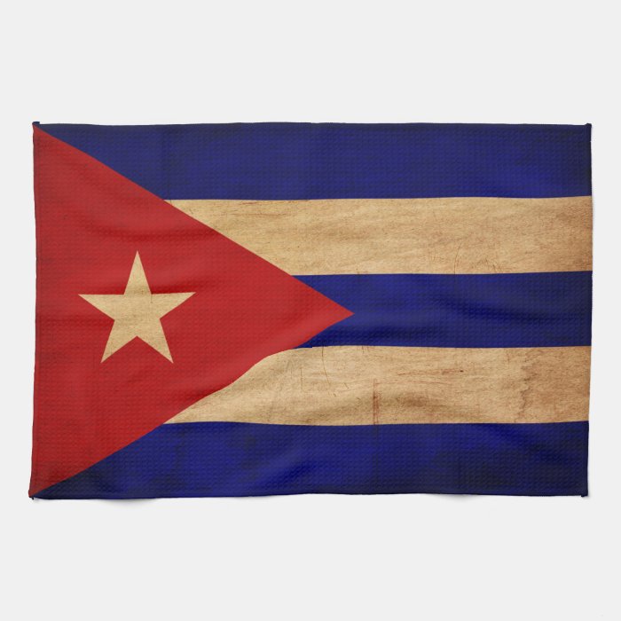 Cuba Flag Hand Towels