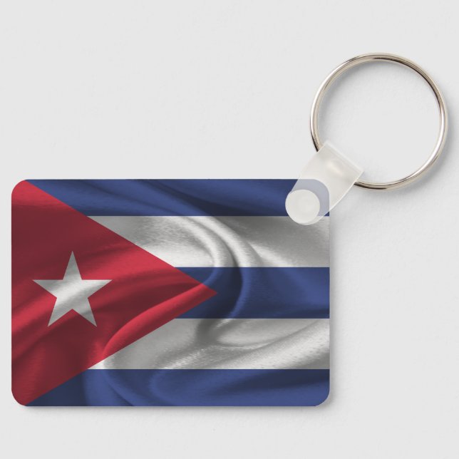 Cuba Flag Keychain (Front)