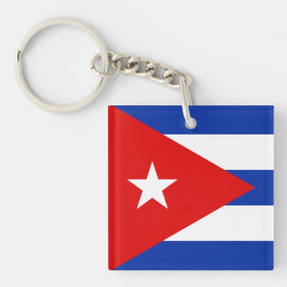 Cuba Flag  Keychain
