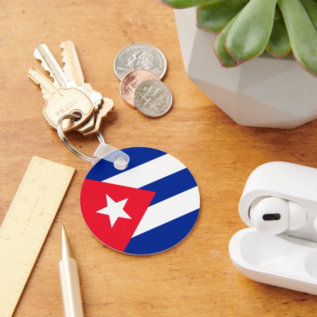Cuba flag keychain (Desk)