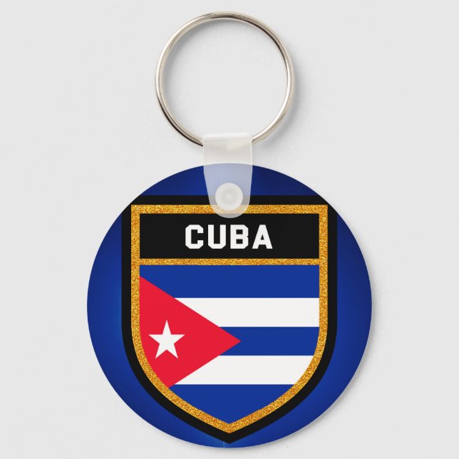 Cuba Flag Keychain (Front)