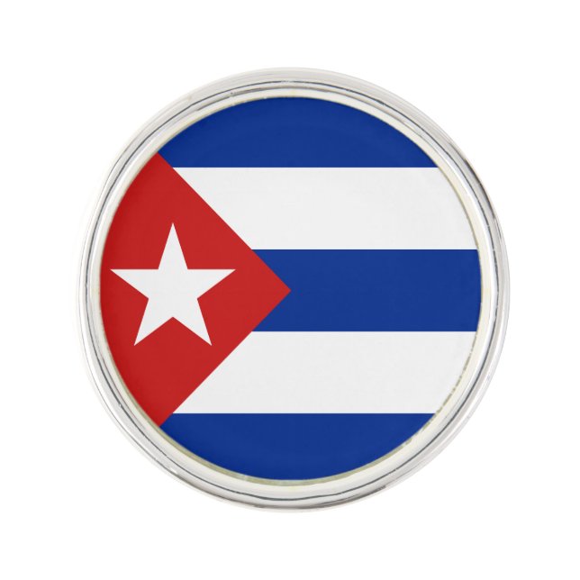 Cuba Flag Lapel Pin (Front)