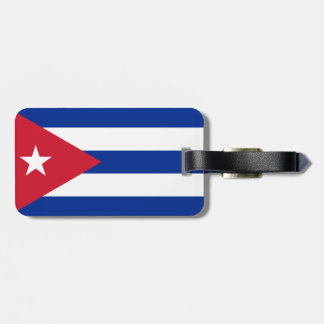 Cuba Flag Luggage Tag