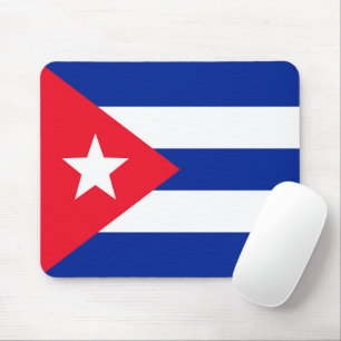 Cuba flag mouse pad