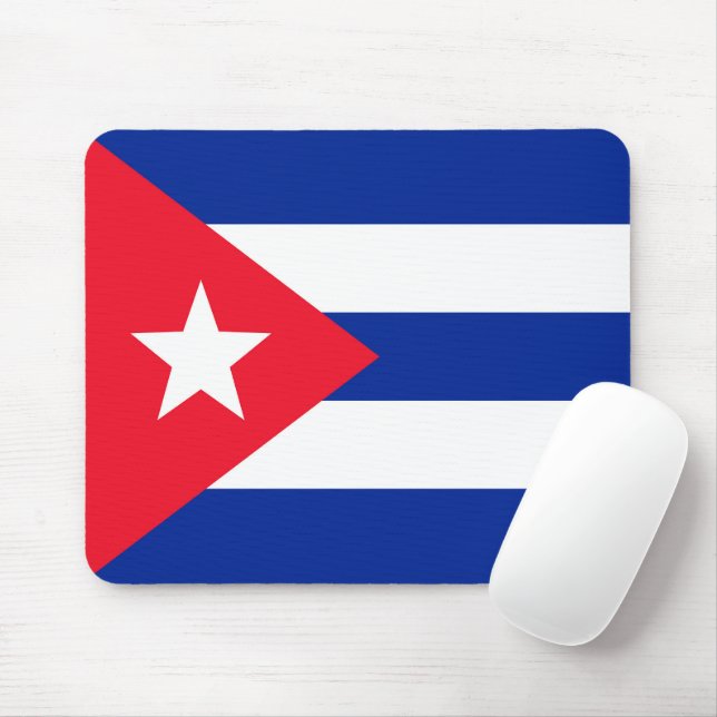 Cuba flag mouse pad (With Mouse)