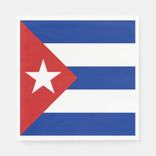 Cuba Flag Napkins