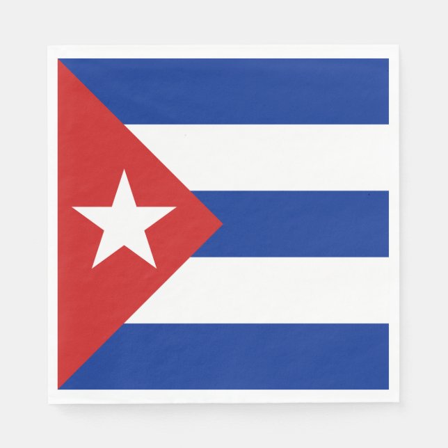 Cuba Flag Napkins (Front)