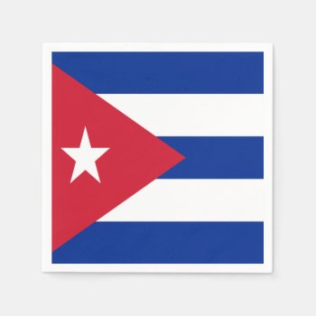 Cuba Flag Napkins by Pir1900 at Zazzle