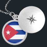 Cuba Flag Necklace<br><div class="desc">Necklace with the national flag of Cuba. Collar con la Bandera de Cuba.</div>