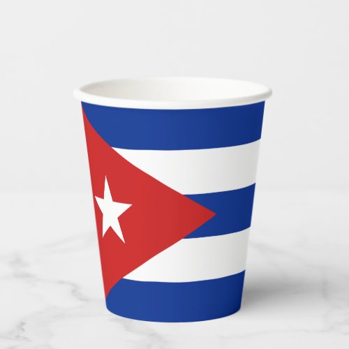 Cuba Flag Paper Cups