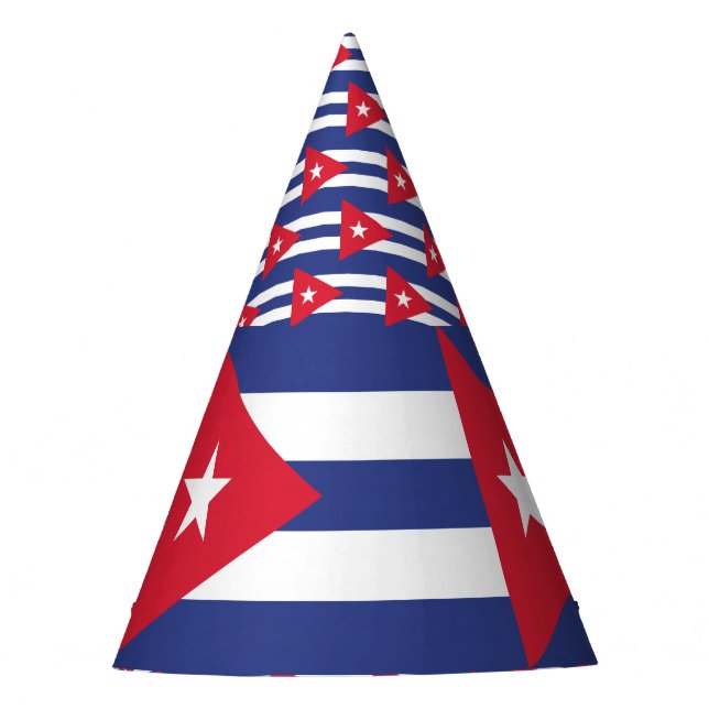 Cuba Flag Party Hat (Front)