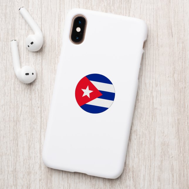 Cuba flag patch (On Phone Back)