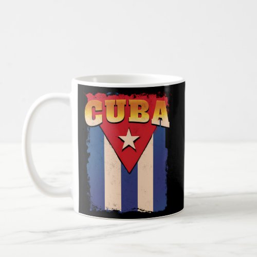 Cuba Flag Patriotic Support Cuban Revolution Coffee Mug