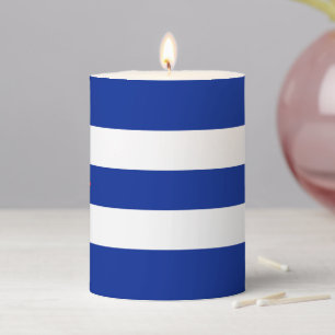 Cuba flag pillar candle