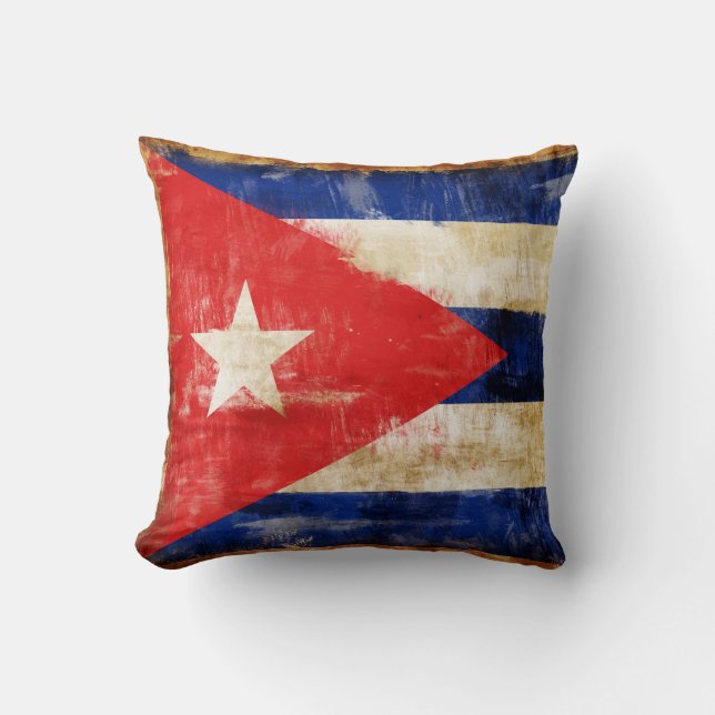 Cuba flag Pillow (Front)