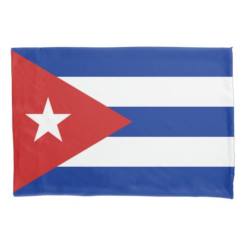 Cuba Flag Pillow Case