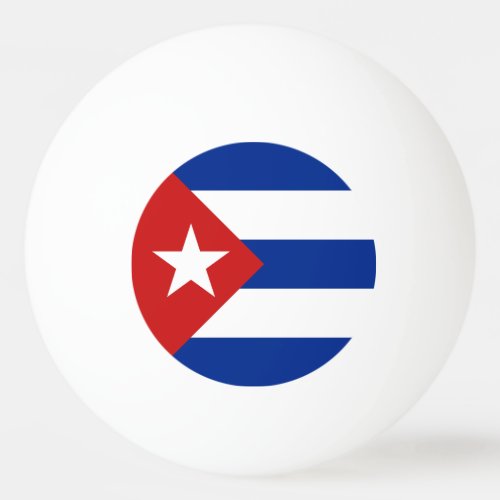 Cuba Flag Ping Pong Ball