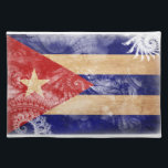 Cuba Flag Placemat<br><div class="desc">Original flag design looks like it was painted on! Commemorate your world travels, celebrate your heritage or show everyone how much you love your home! This image is available on a variety of products. Check out all of our other designs at http://www.zazzle.com/zipperedflags Do you have a request or questions? Contact...</div>