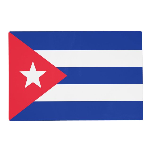 Cuba flag placemat (Front)