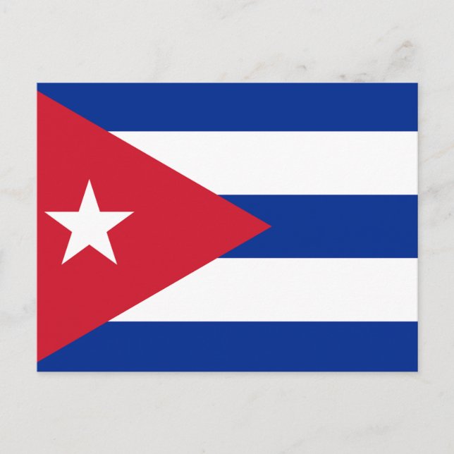 Cuba Flag Postcard (Front)