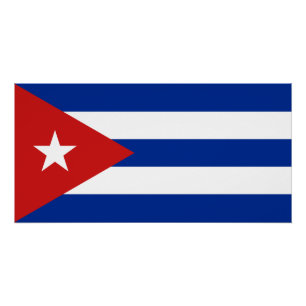 Cuba Flag Poster