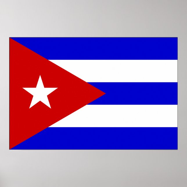 Cuba Flag Poster (Front)