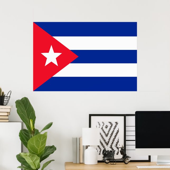Cuba flag poster (Home Office)