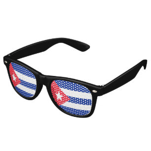 Cuba flag retro sunglasses
