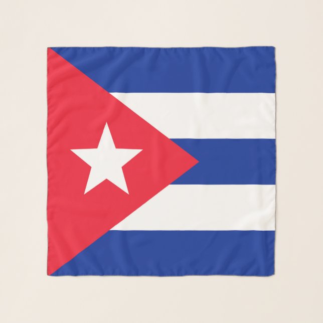 Cuba flag scarf (Front)