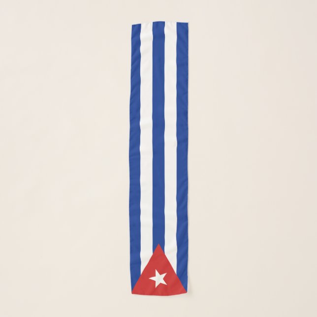 Cuba Flag Scarf (Front)