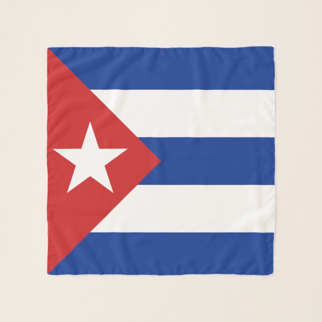 Cuba Flag Scarf (Front)