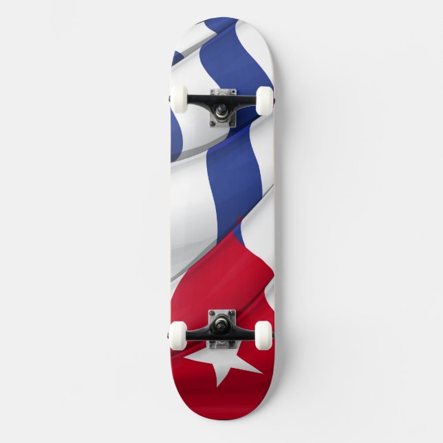 Cuba Flag Skateboard (Front)
