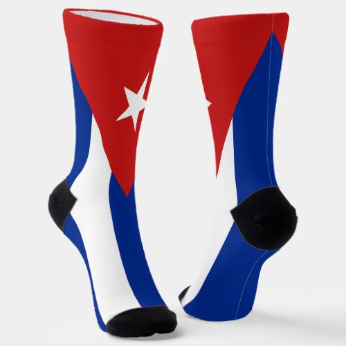 Cuba Flag Socks