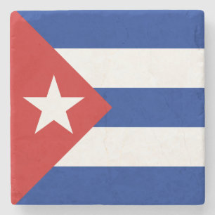 Cuba Flag Stone Coaster