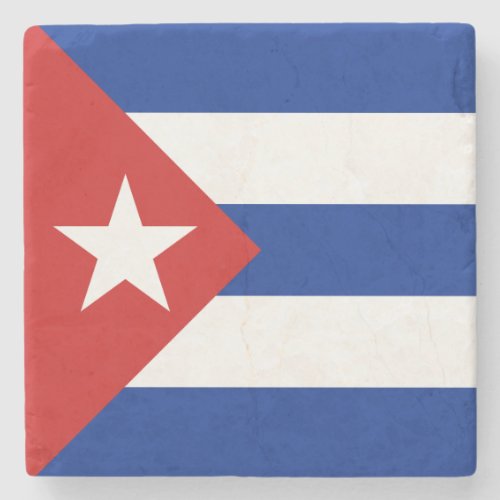 Cuba Flag Stone Coaster