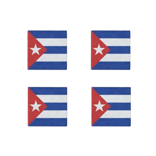 Cuba Flag Stone Magnet