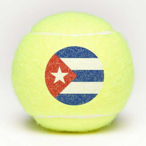 Cuba Flag Tennis Balls
