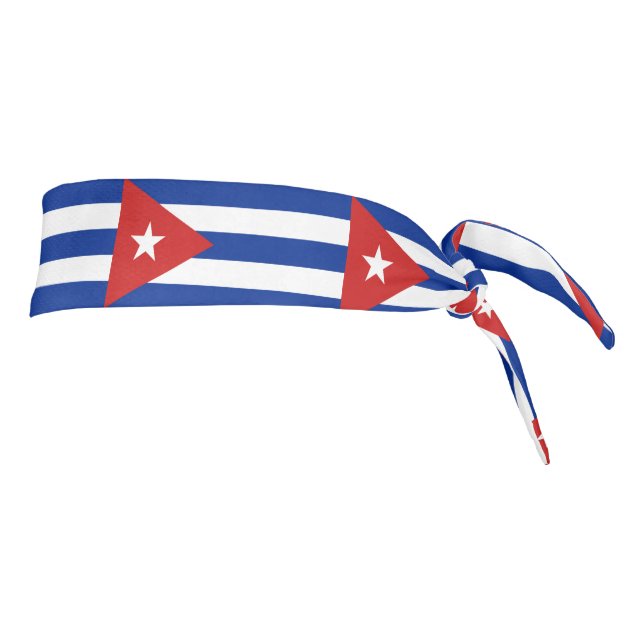 Cuba Flag Tie Headband (Rotate 90)