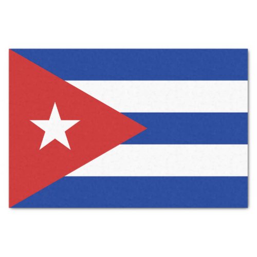 Cuba Flag Tissue Paper