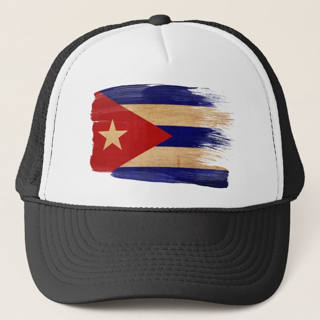 Cuba Flag Trucker Hat (Front)
