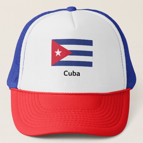 Cuba Flag Trucker Hat