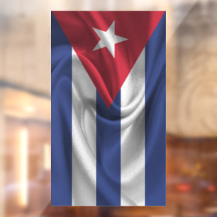 Cuba Flag Window Cling