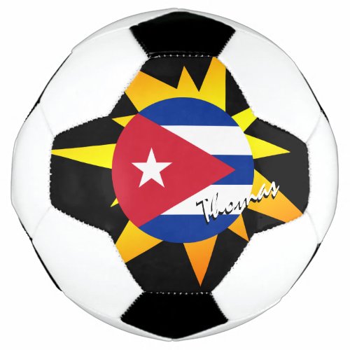 Cuba Football  Cuban Flag  BANG Soccer Ball