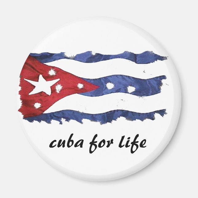 cuba for life Magnet (Front)