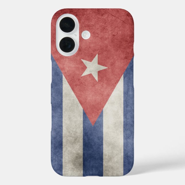 Cuba Grunge Flag Case-Mate iPhone Case (Back)